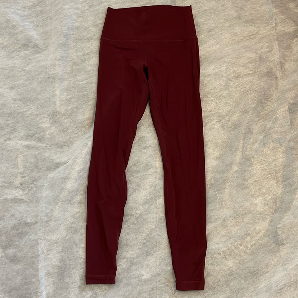 lululemon athletica Burgundy Leggings